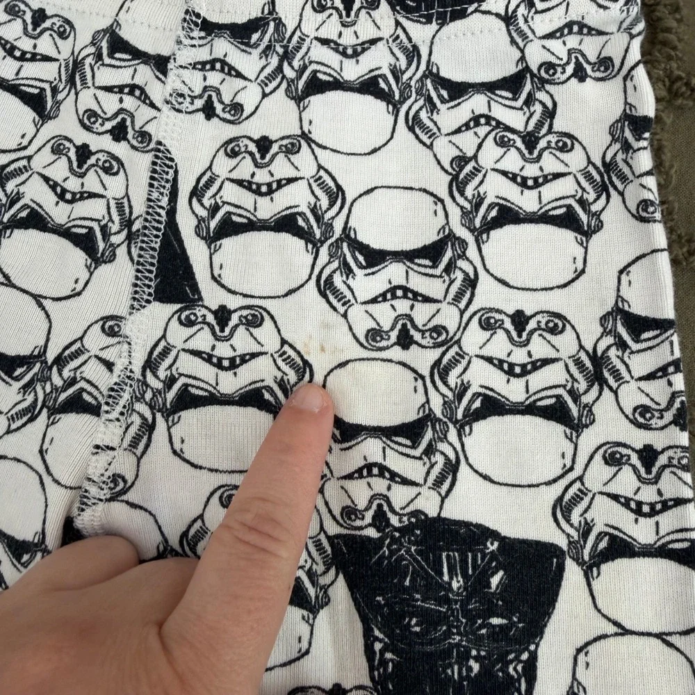 Hanna Andersson Star Wars Pajama Set Toddler 90 2T 3T White Darth Vader 42499